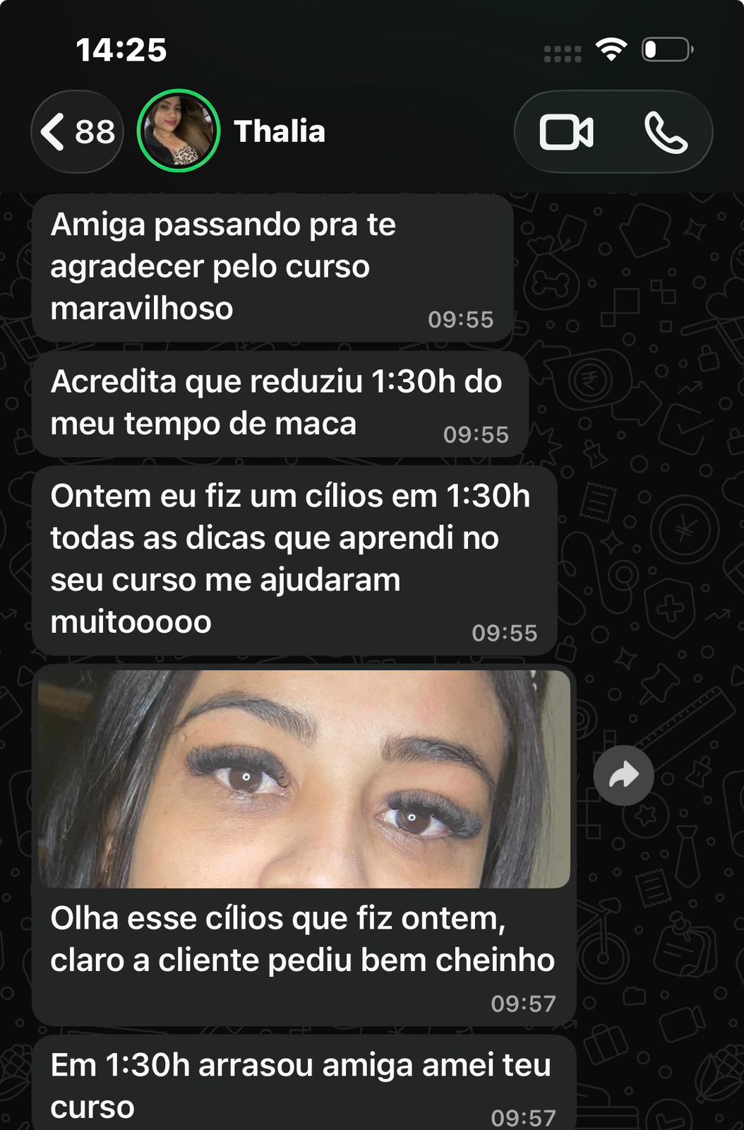 Depoimento de Thalia